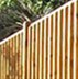 Secure wooden fences – natural pine wood